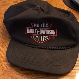Harley Davidson motor cycle hat